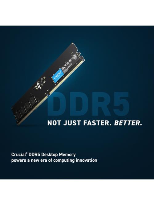 En ucuz CRUCIAL 8GB DDR5 4800MHZ CL40 PC RAM VALUE CT8G48C40U5 PC RAM